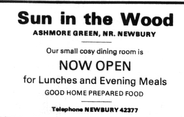 Sun In The Wood, Ashmore Green