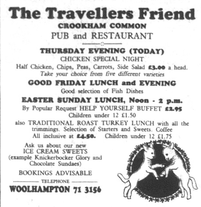 Travellers Friend, Crookham Common