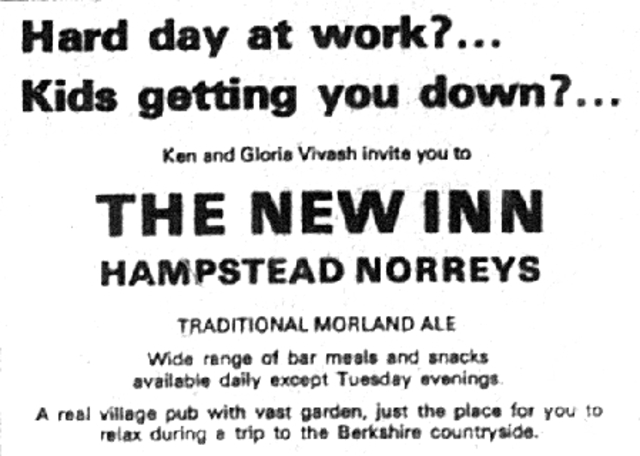 New Inn, Hampstead Norreys