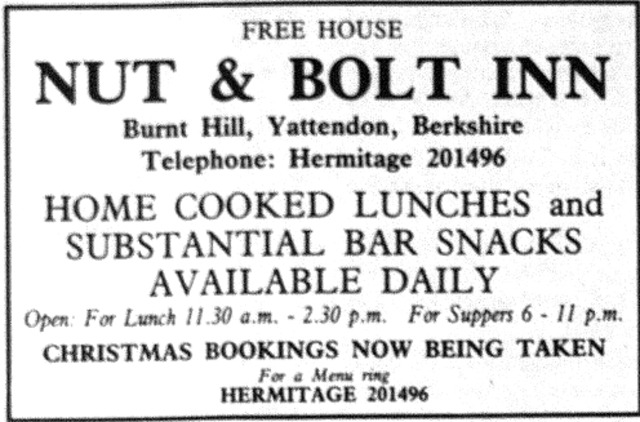 The Nut & Bolt, Yattendon