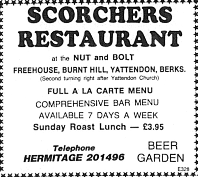 The Nut & Bolt, Yattendon