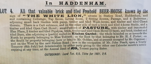 White Lion, Haddenham