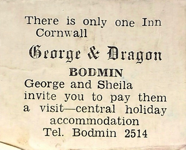 George & Dragon, Bodmin