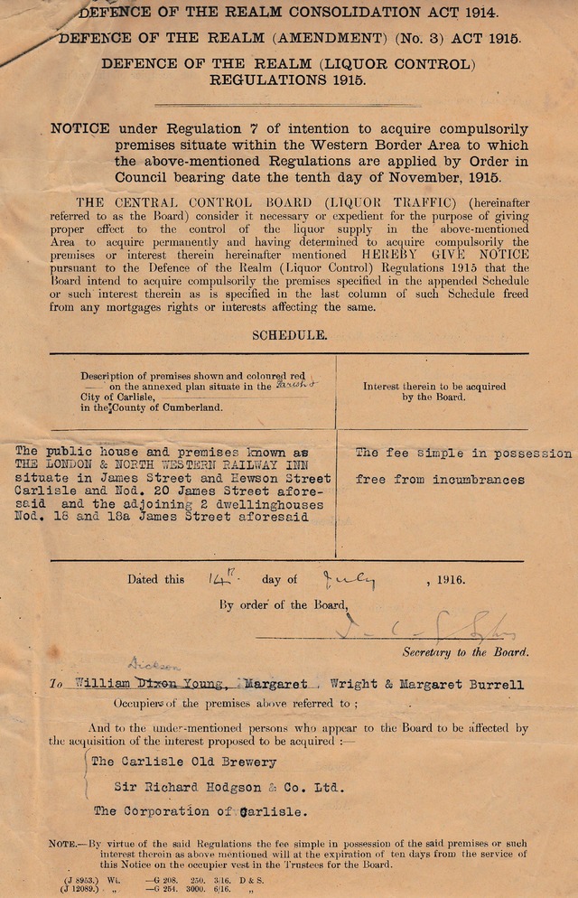 London & North Western Railway Inn, Carlisle