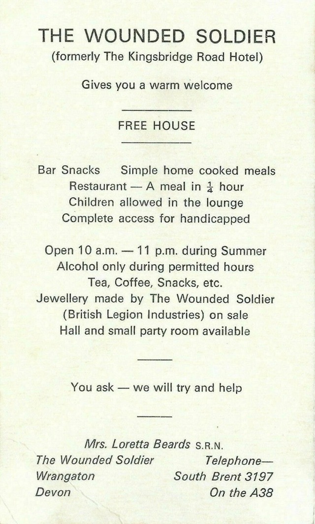 Coach House Inn, Wrangaton