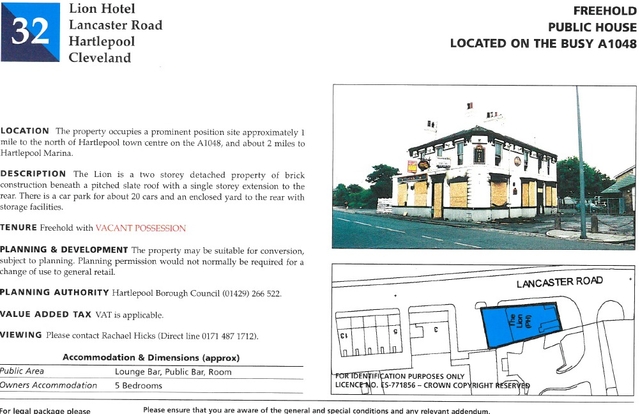 Lion Hotel, Hartlepool