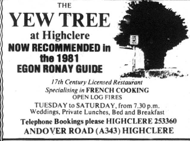 Yew Tree Inn, Highclere