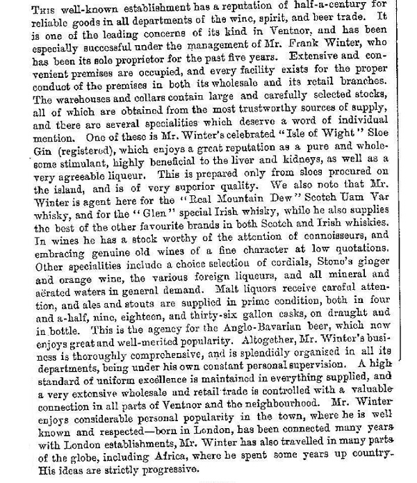 Prince Of Wales, Ventnor, Isle Of Wight