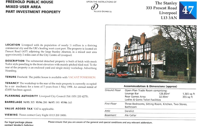 The Stanley, Liverpool