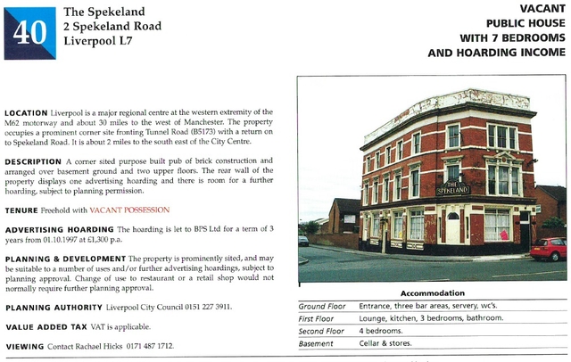 Spekeland Arms, Liverpool