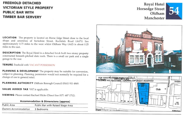 Royal Hotel, Oldham