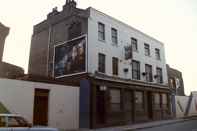 Robert Burns, Poplar