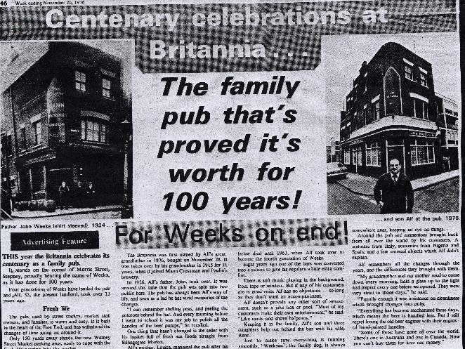 The Britannia, Stepney