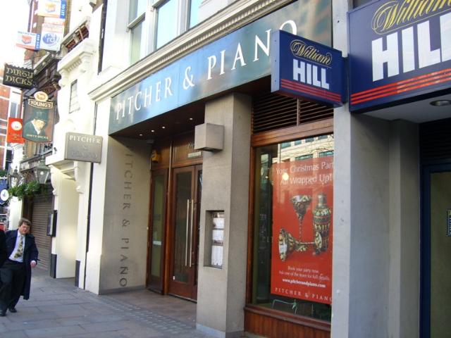 Pitcher & Piano, Moorgate