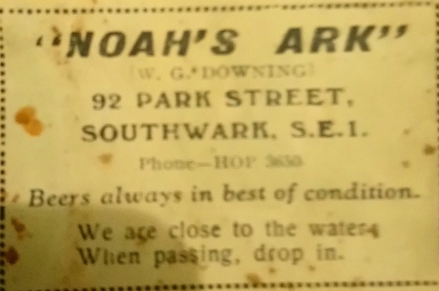 Noahs Ark, Southwark