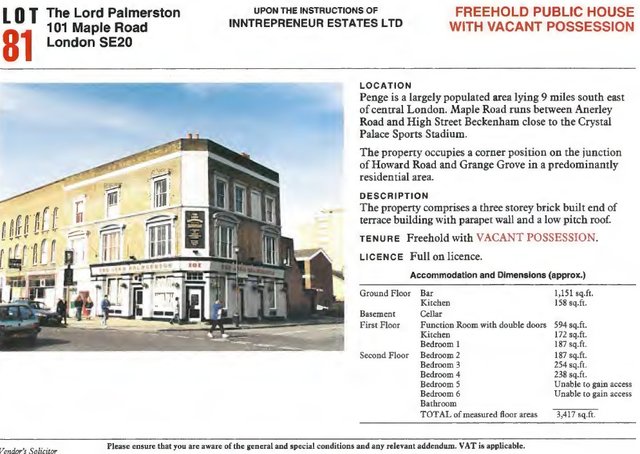 Lord Palmerston, Penge