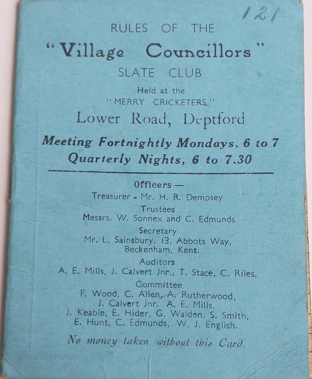 Merry Cricketers, Deptford