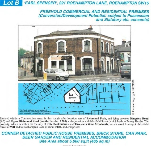 Earl Spencer, Putney