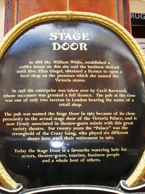 The Stagedoor, Belgravia