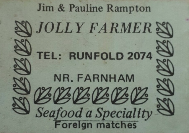 Jolly Farmer, Runfold