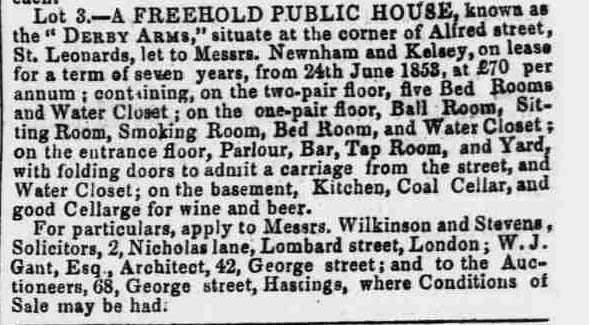 Derby Arms, Hastings