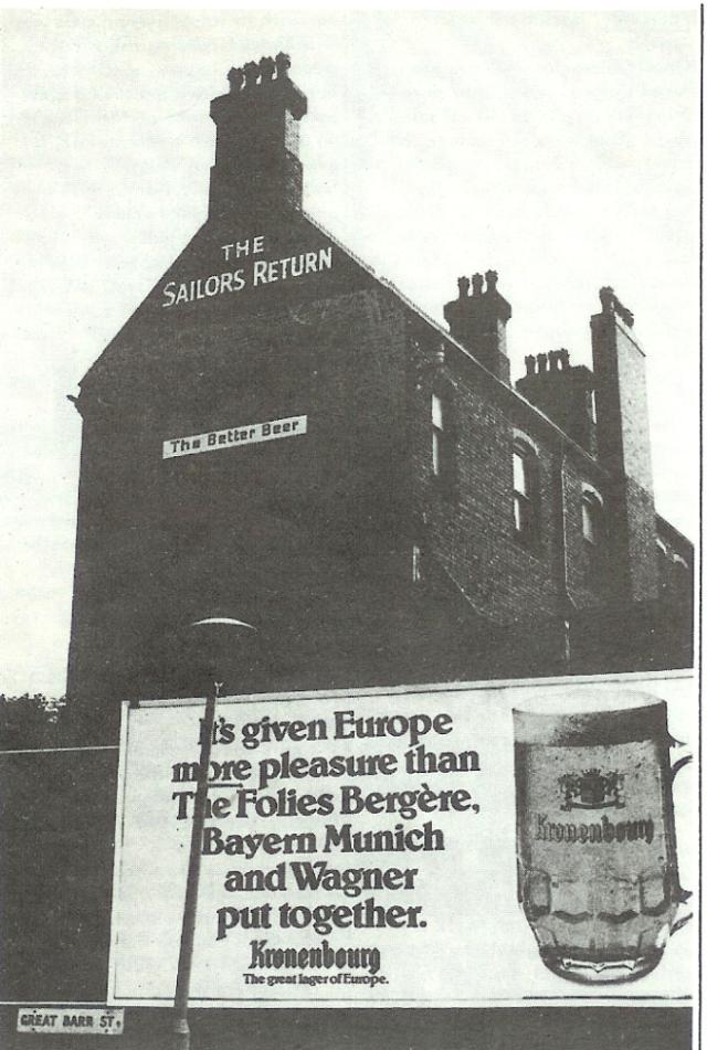 Sailors Return, Birmingham