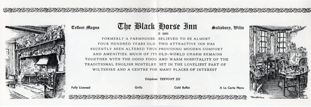 Black Horse, Teffont