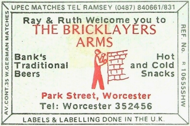Bricklayers Arms, Worcester