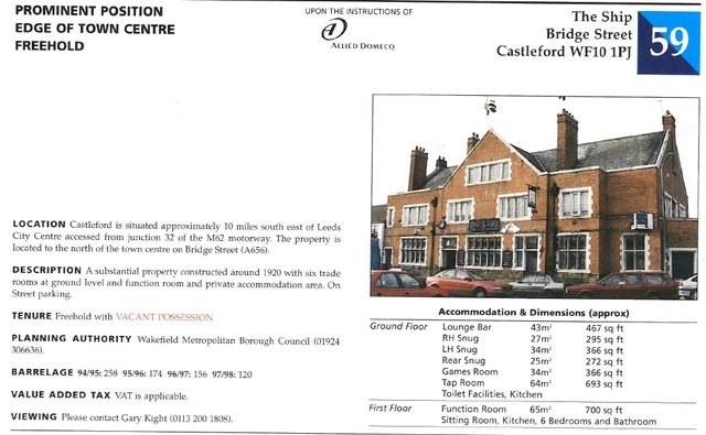 Ship Inn, Castleford