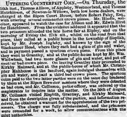 Blackamoors Head, Risplith