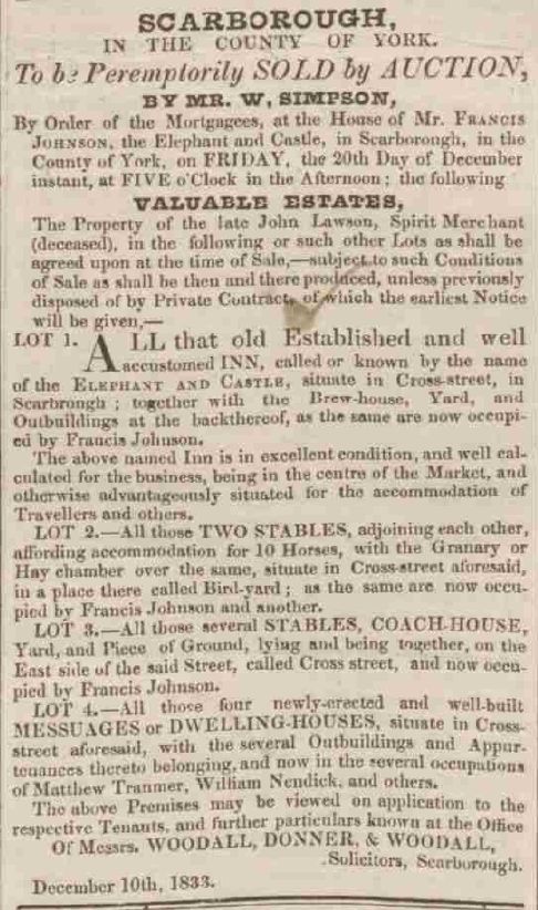 Elephant & Castle, Scarborough