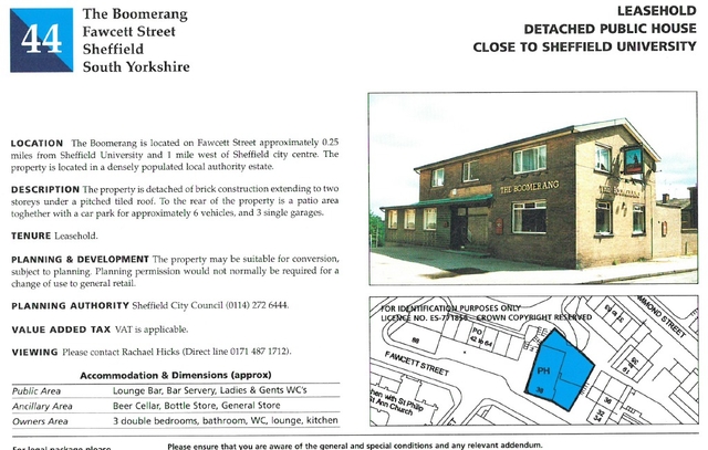 The Boomerang, Sheffield,S3