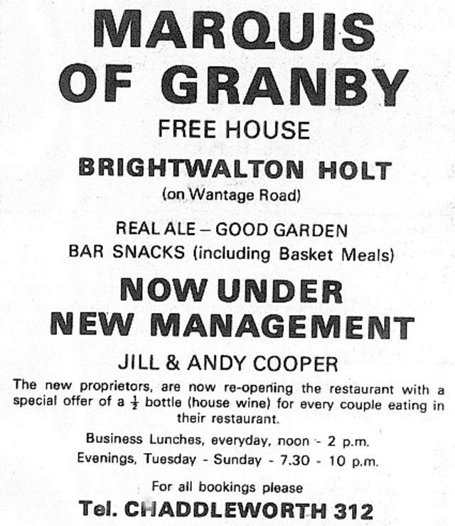 Marquis Of Granby, Brightwalton Marquis Of Granby, Brightwalton