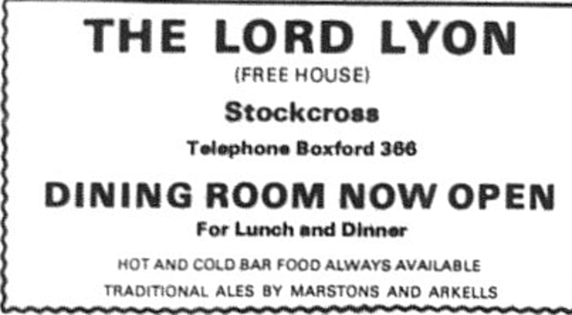 Lord Lyon, Stockcross Lord Lyon, Stockcross