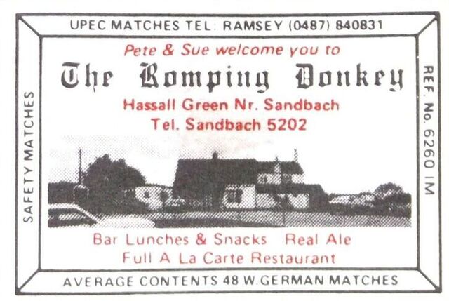 Romping Donkey, Hassall Green Romping Donkey, Hassall Green