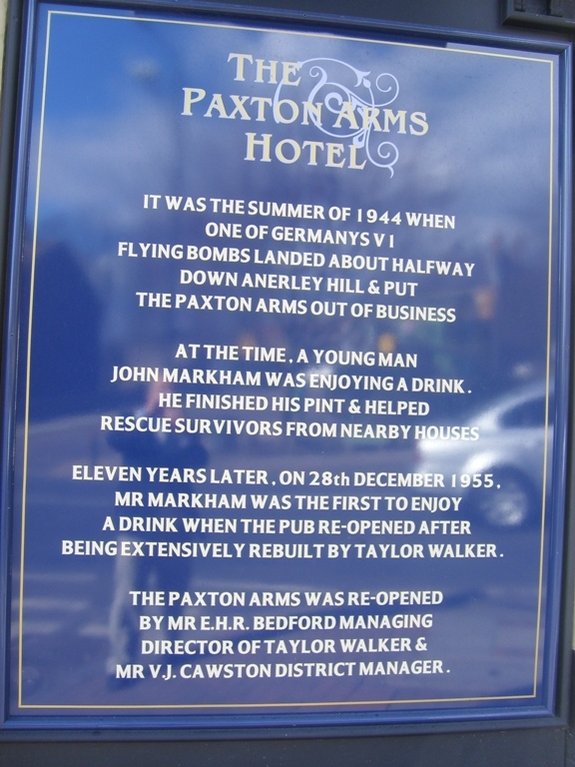 Paxton Arms, Upper Norwood