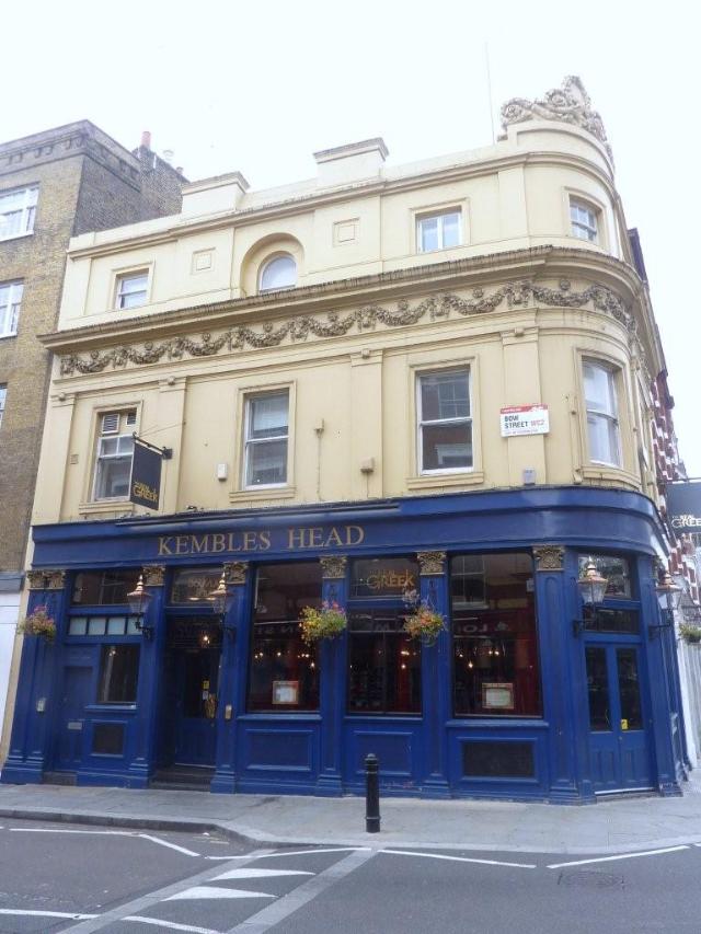 Kembles Head, Covent Garden