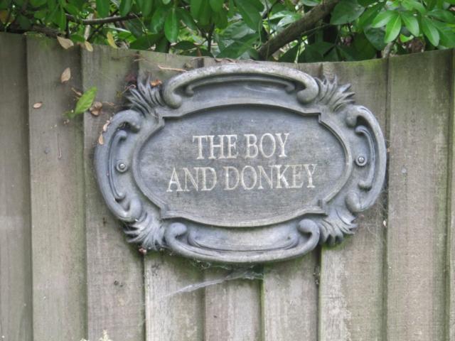 Boy & Donkey, Cranleigh Boy & Donkey, Cranleigh