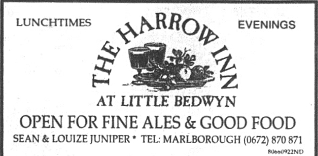 Harrow Inn, Little Bedwyn Harrow Inn, Little Bedwyn